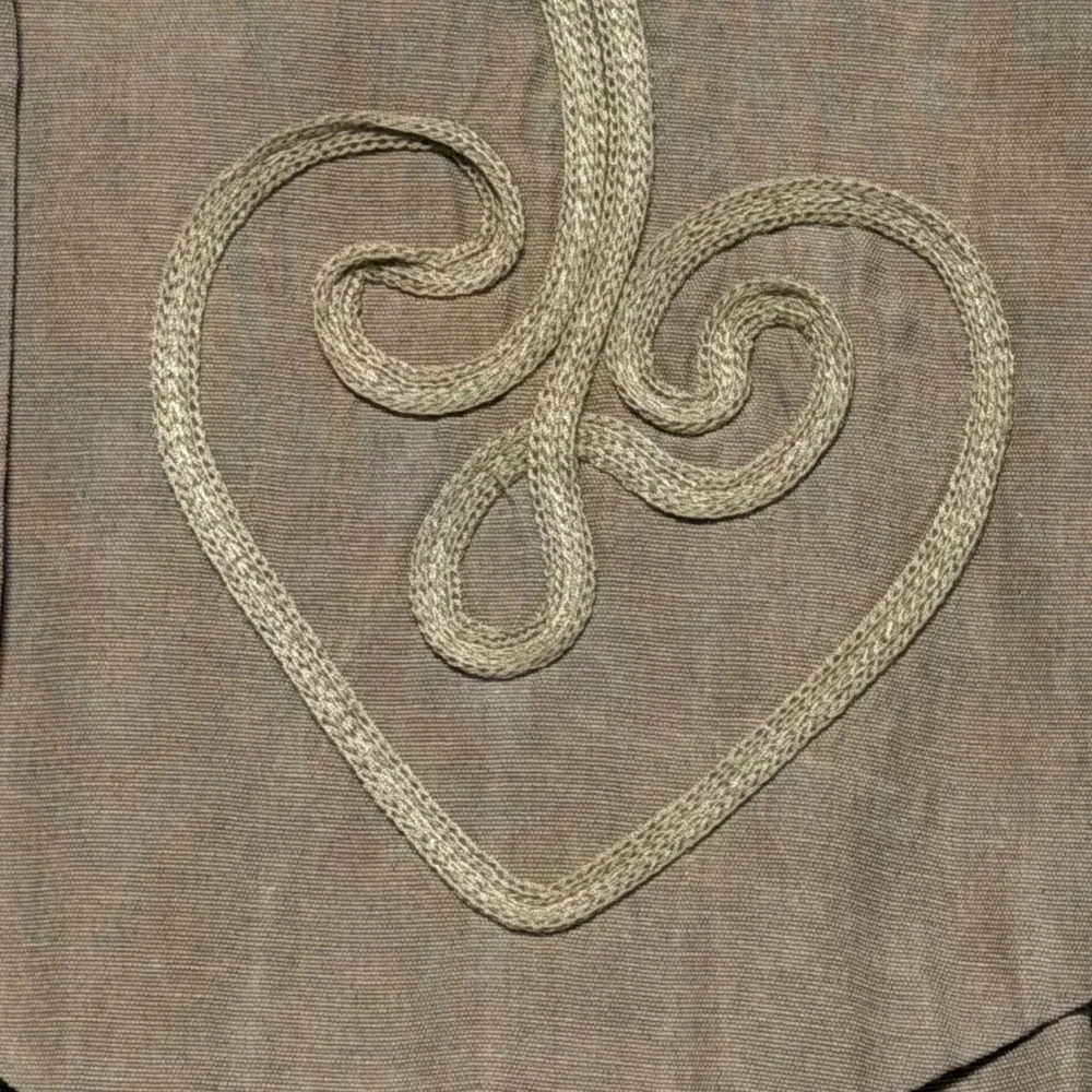 Enge Collection‎ Vintage Tan Vest Layered Midi Dress Size 8 Made in USA Soutache